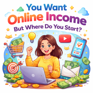 sell digital products - You Want Online Income. But Where Do You Start​-Sell Digital Products